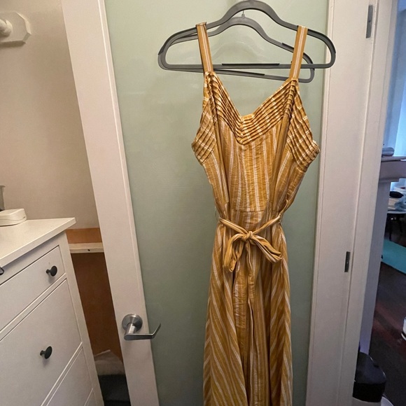Yellow striped sundress - Picture 2 of 2